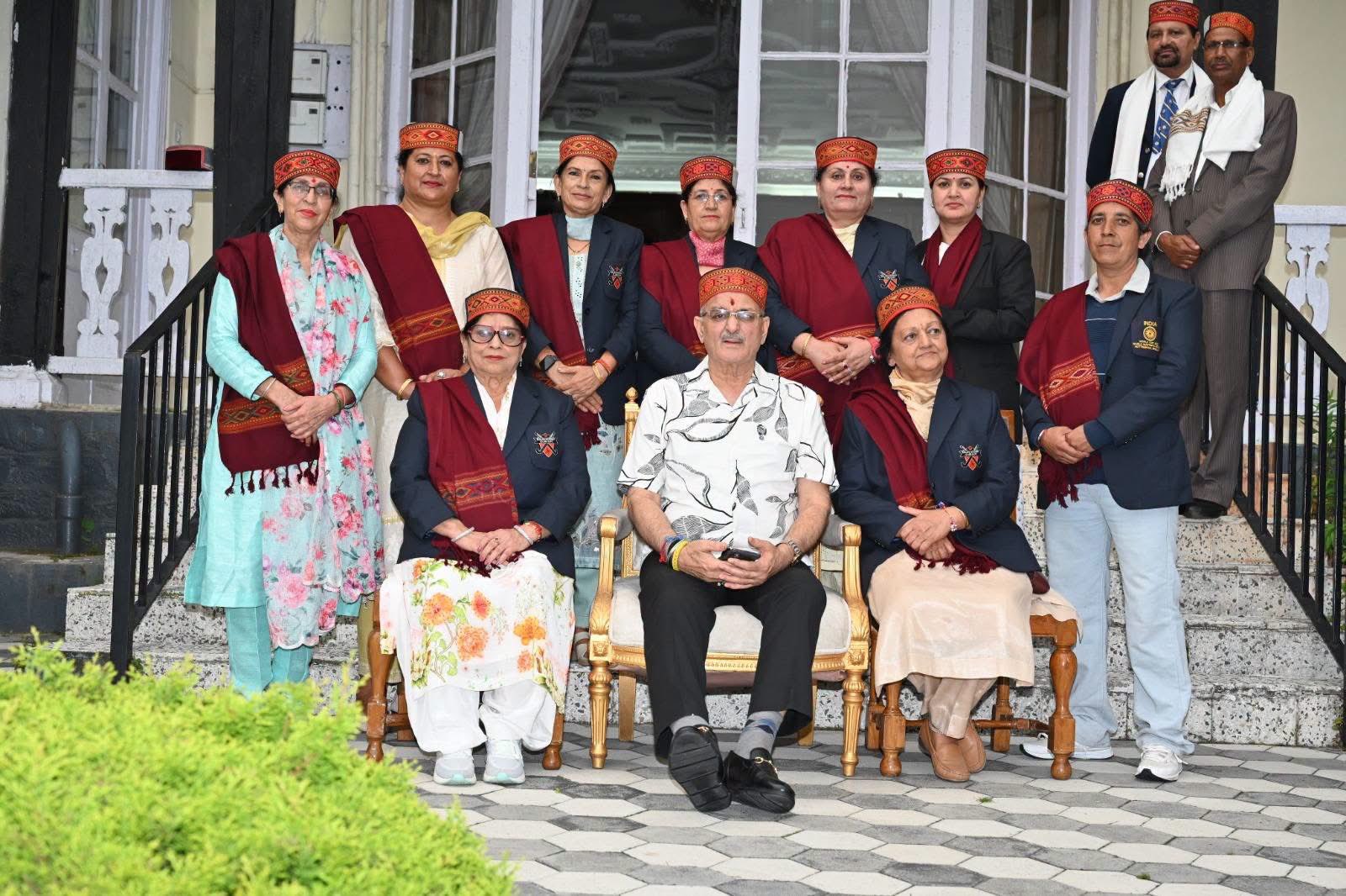 on National Sports Day, Hon'ble Governor Shri KAvinder Gupta interacted with veteran International & National Sportspersons